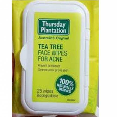 TEA TREE FACE WIPES FOR ACNE